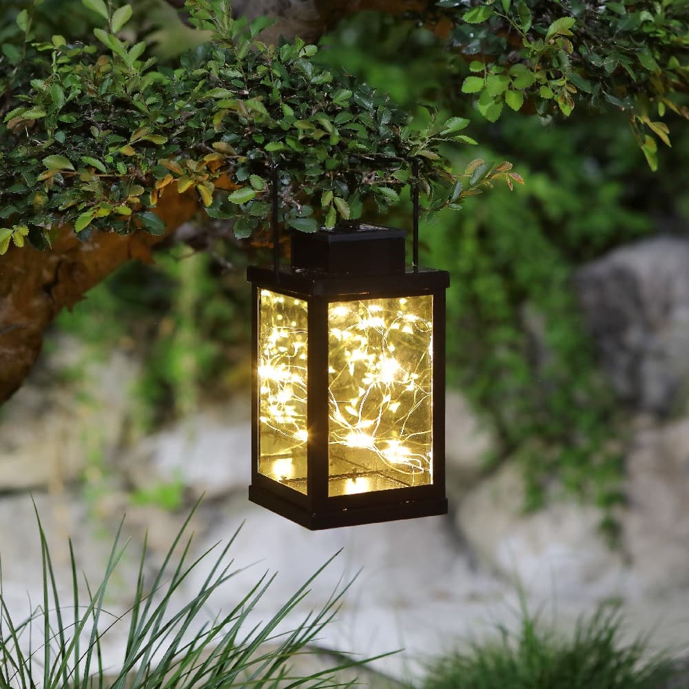 Firefly Lantern with Upcycled Lighting from the Thrift Store